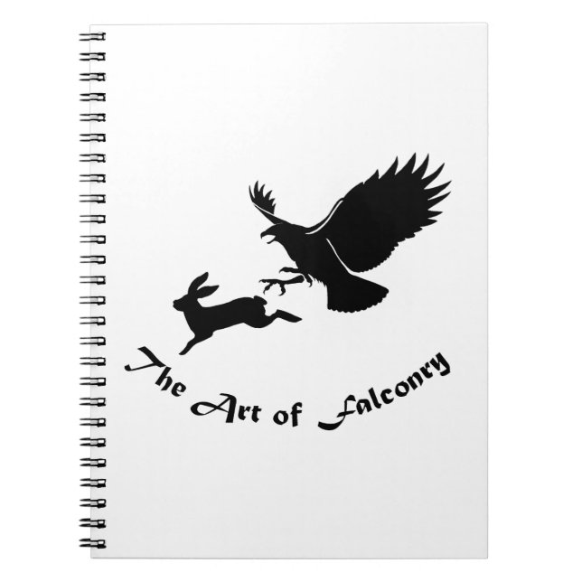 Art of Falconry - Roter Schwanz Hawk Notizblock (Vorderseite)