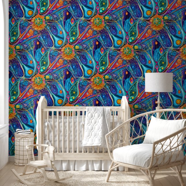 Art of Image Abstraction - nahtloses Muster 10 Tapete (Kinder)