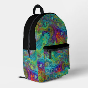 Art of Image Abstraction - nahtloses Muster 2 Bedruckter Rucksack