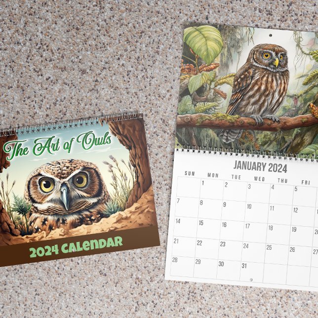 Art of Owls Wall Calendar Kalender (Von Creator hochgeladen)