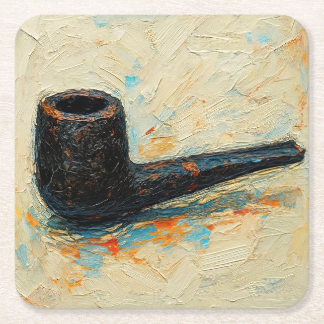 Art of Pipe (#10) Rechteckiger Pappuntersetzer (Vorderseite)