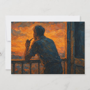 Art of Pipe (Happiness #3) Feiertagskarte