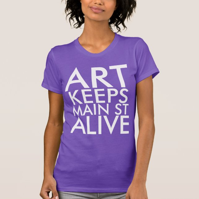 Art on Main Street tee (Vorderseite)