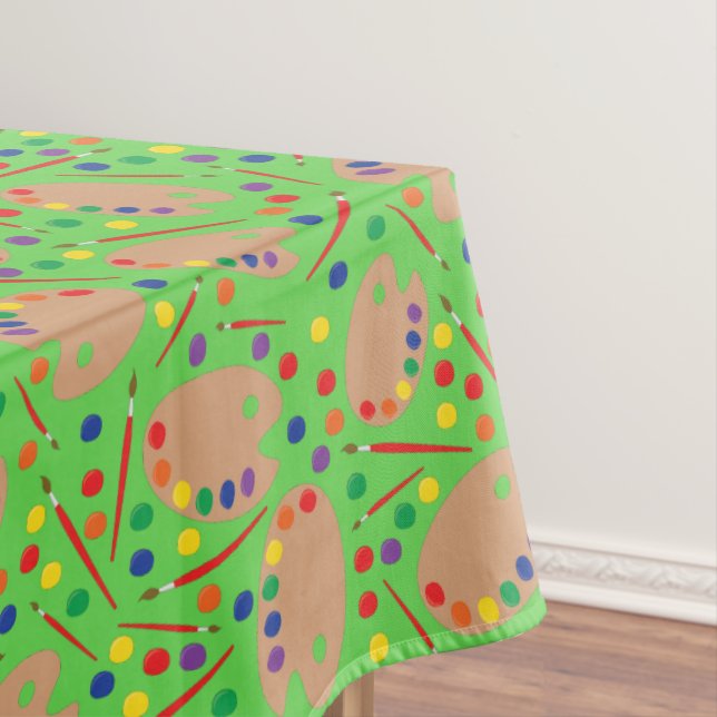 Art Paint Palette Kid's Birthday Artist Tischdecke (Beispiel)