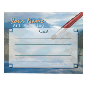 Art Painting - Notepad Notizblock