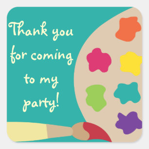 Art Palette Sticker - Aquamarin