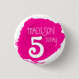 Art Party Farbe dap rosa Namensstufe Schaltfläche Button