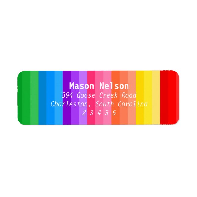 Art Party Farbige Stifte Etikett (Vorne)