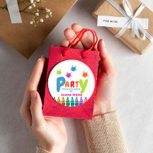 Art Party Kinder Papiertasse
