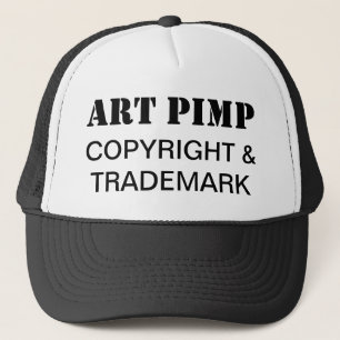 Art Pimp, Copyright & Trademark Trucker Hat Truckerkappe