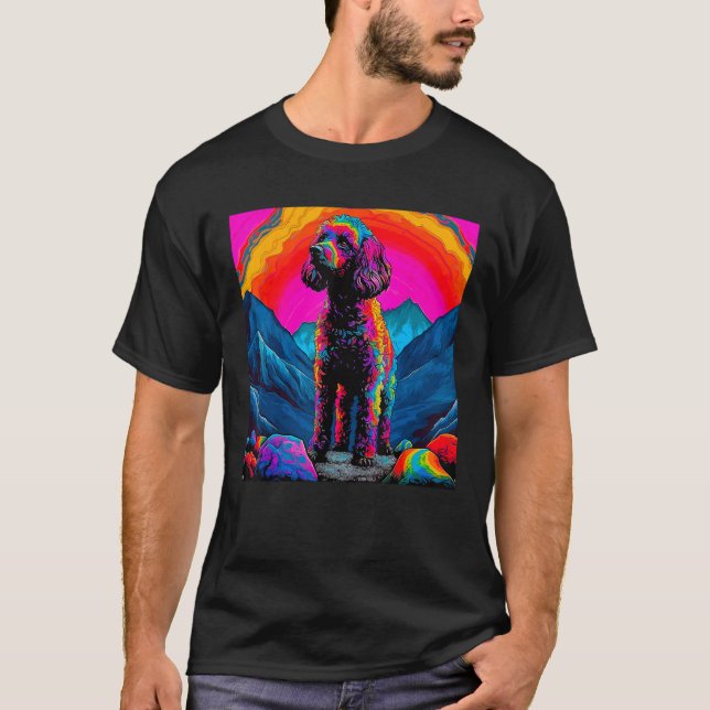 Art Poodle Dog T-Shirt (Vorderseite)