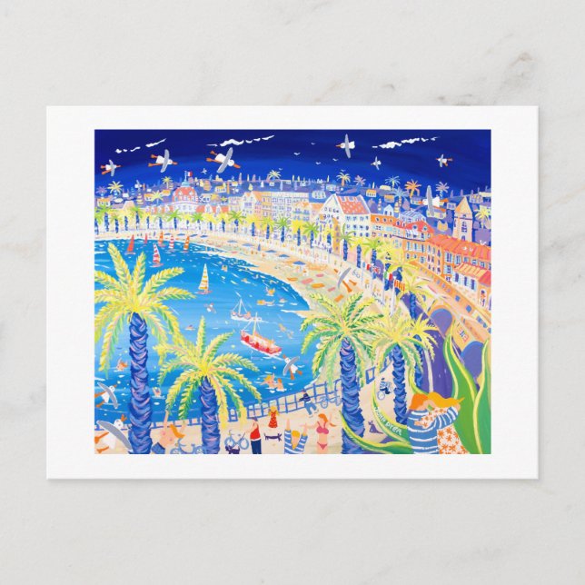 Art Postcard: Französischer Kuss, Nizza Postkarte (Vorderseite)