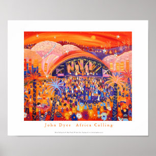 Art Poster: Afrika ruft Live 8 ins Projekt Eden Poster