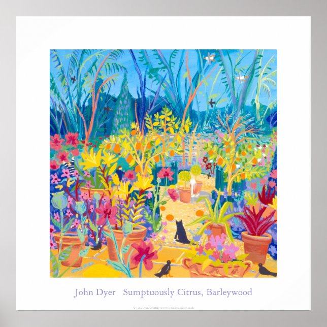 Art Poster: Alan Titchmarsh Barleywood Garden. Poster (Vorne)