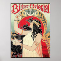 Art Poster: Art Nouveau - Bitter Oriental