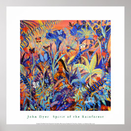 Art Poster: Der Geist des Regenwaldes des Amazonas Poster