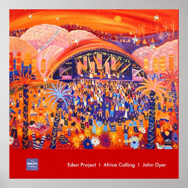 Art Poster: Eden Project LIVE 8 von John Dyer Poster (Vorne)