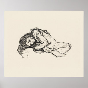 ART POSTER : EGON SCHIELE: MÄDCHEN 1918
