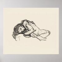 ART POSTER : EGON SCHIELE : MIRL 1918