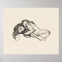 ART POSTER : EGON SCHIELE : MIRL 1918