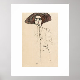 ART POSTER : EGON SCHIELE : PORTRAIT DER FRAU 1910