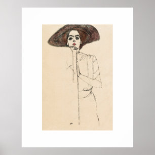 ART POSTER : EGON SCHIELE : PORTRAIT DER FRAU 1910