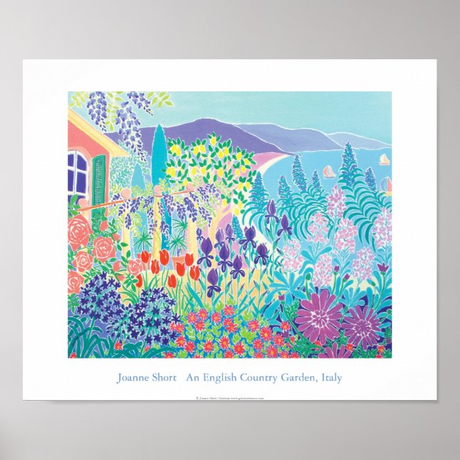 Art Poster: Ein englischer Garten, Italien Poster (Vorne)