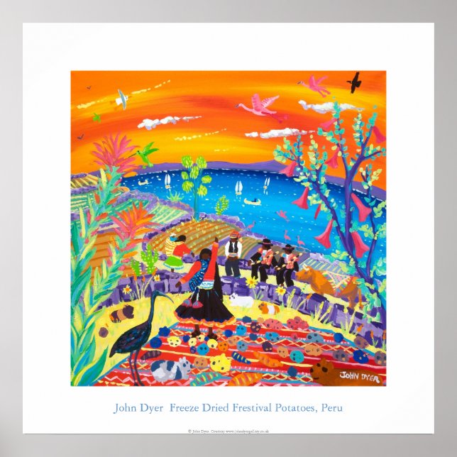 Art Poster: Festival Moon and Stars Poster (Vorne)