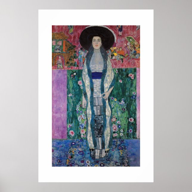 ART POSTER : GUSTAV KLIMT : ADELE BLOCH-BAUER 1912 (Vorne)
