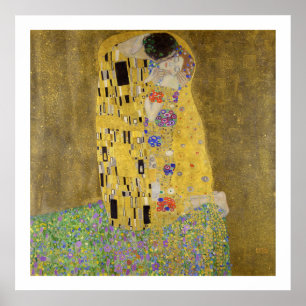 ART POSTER : GUSTAV KLIMT: DIE KISS, 1907-08