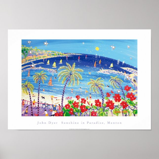Art Poster: Sonnenschein im Paradies, Menton Frank Poster (Vorne)