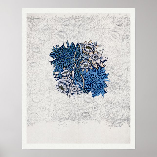 ART POSTER : WILLIAM MORRIS : TULIP AND WILLOW (Vorne)