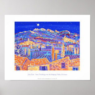 Art Poster: Zwickeln von Sternen, Provence Poster