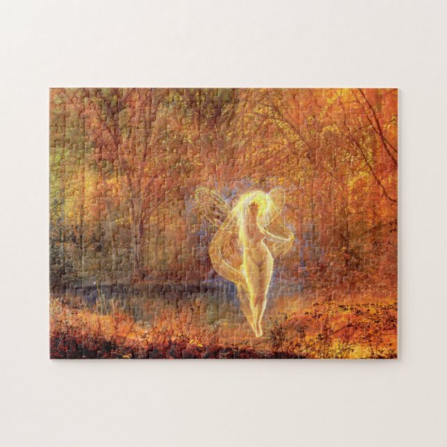 Art Print 35 Dame Herbst von John Atkinson Grimsha Puzzle (Horizontal)