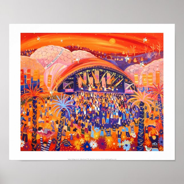 Art Print: Afrika Live 8 Das Projekt Eden Poster (Vorne)