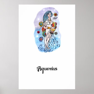 Art print Aquarius Poster