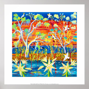 Art Print: Bade Baby Red Gums, Banrock Station Poster