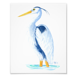 Art Print - Great Blue Heron Fotodruck