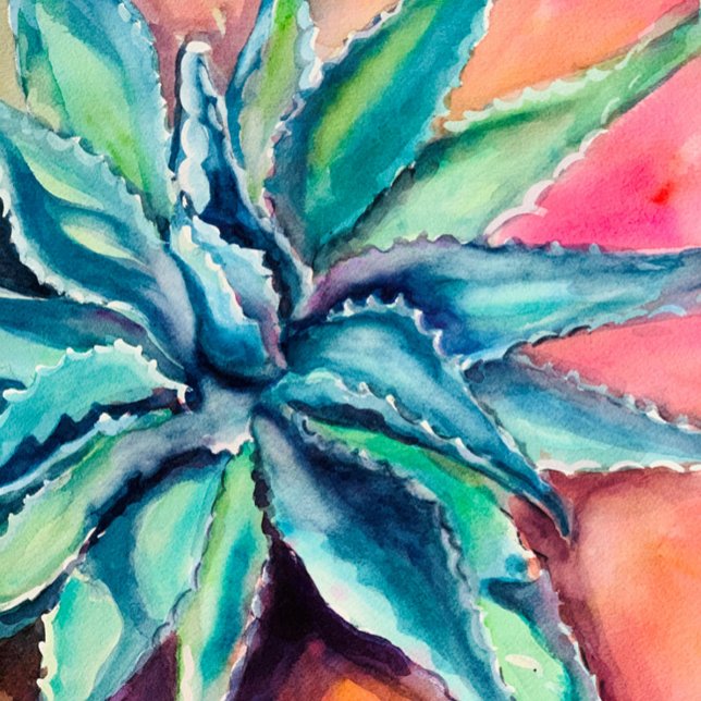 Art Print - Texas Agave Poster Glasuntersetzer (Von Creator hochgeladen)