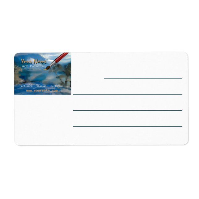 Art Printing - Versandlabel (Vorne)