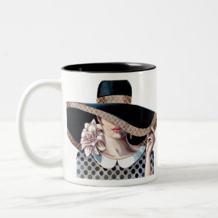 Art-Recht durch Trish Biddle Zweifarbige Tasse