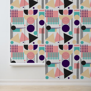 Art Retro für geometrische Muster eines Pops Tapete
