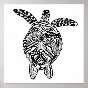 Art-Schildkröte 2 Poster