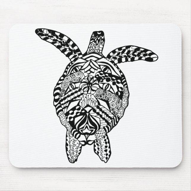 Art-Schildkröte Mousepad (Vorne)