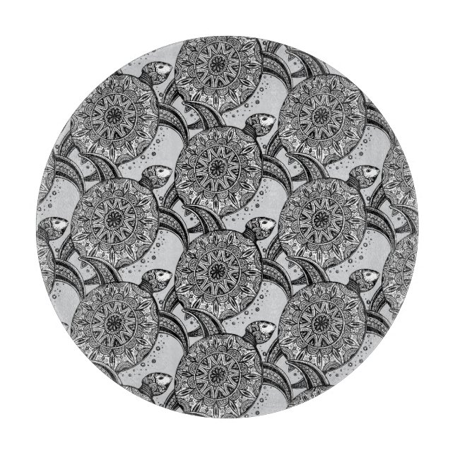 Art-Schildkröte-Muster Schneidebrett (Vorderseite)