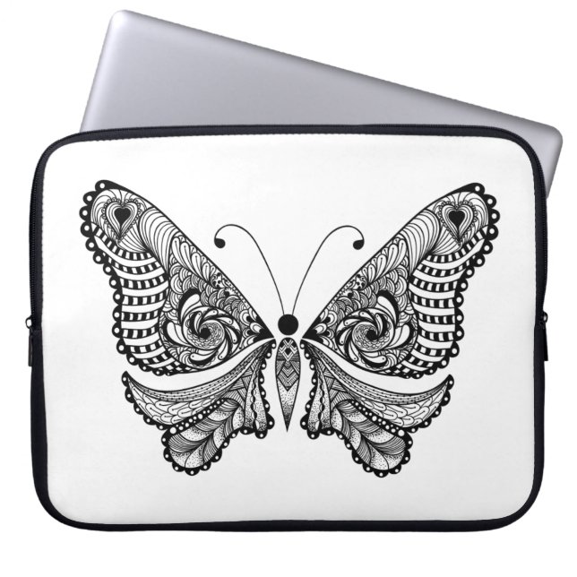 Art-Schmetterling Laptopschutzhülle (Vorderseite)
