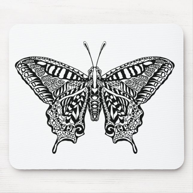 Art-Schmetterling Mousepad (Vorne)