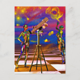 Art Series Surrealismus Postkarte