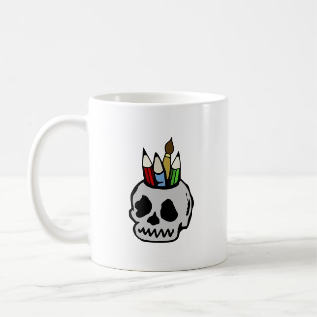 Art Skull Kaffeetasse (Links)
