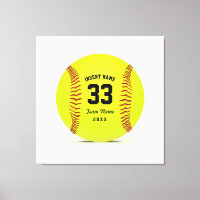 Art Softball Gelb rot und schwarz Custom